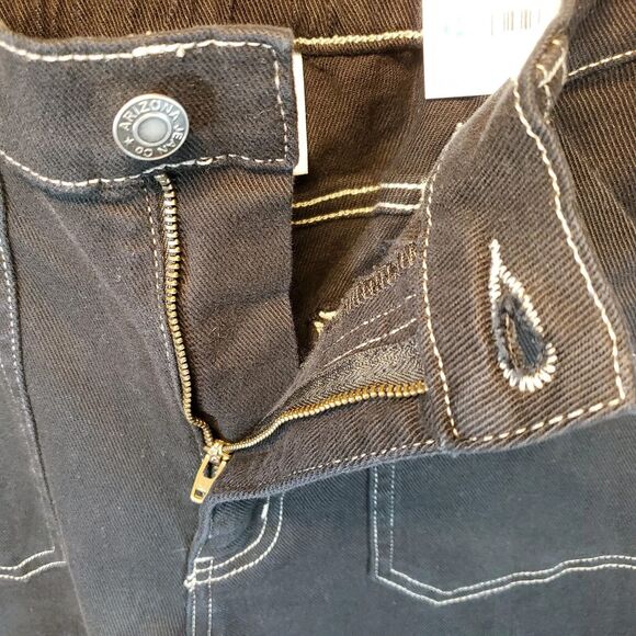 Arizona Jean Co Black Skater Jeans NWT Size 10 Y2K Relaxed Wide Leg Streetwear - Picture 7 of 16
